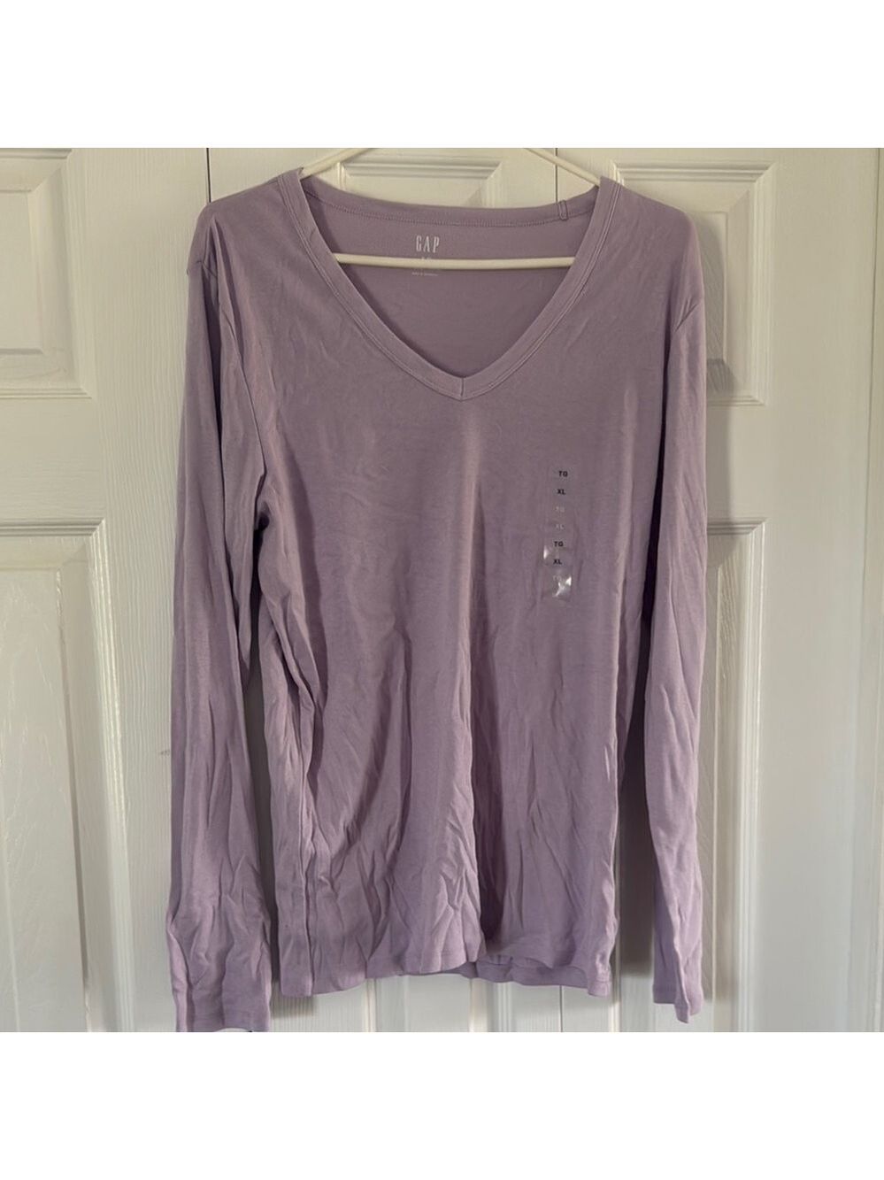 GAP Purple Long Sleeve Fitted Tee